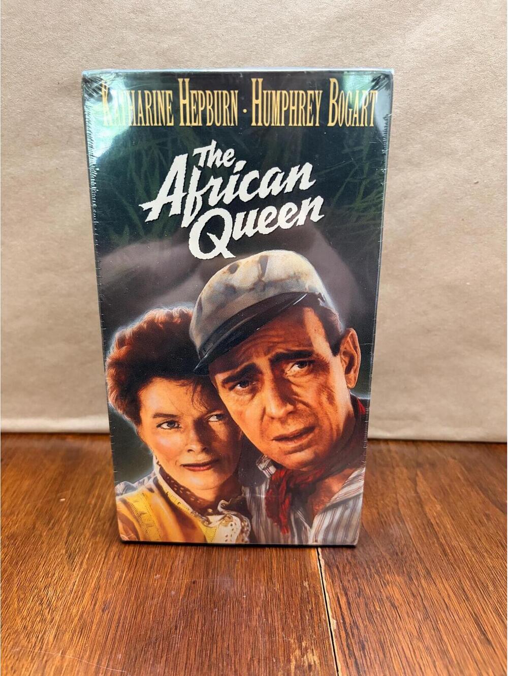 Vintage Sealed VHS The African Queen Movie | Humphrey Bogart & Katherine Hepburn